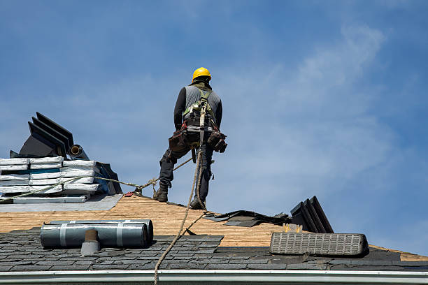 Professional Roof Replacement technician working in Middleville, NJ